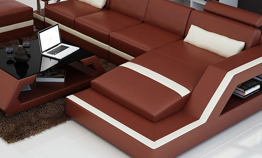 Selvatore - 3sC - Leather Sofa Lounge